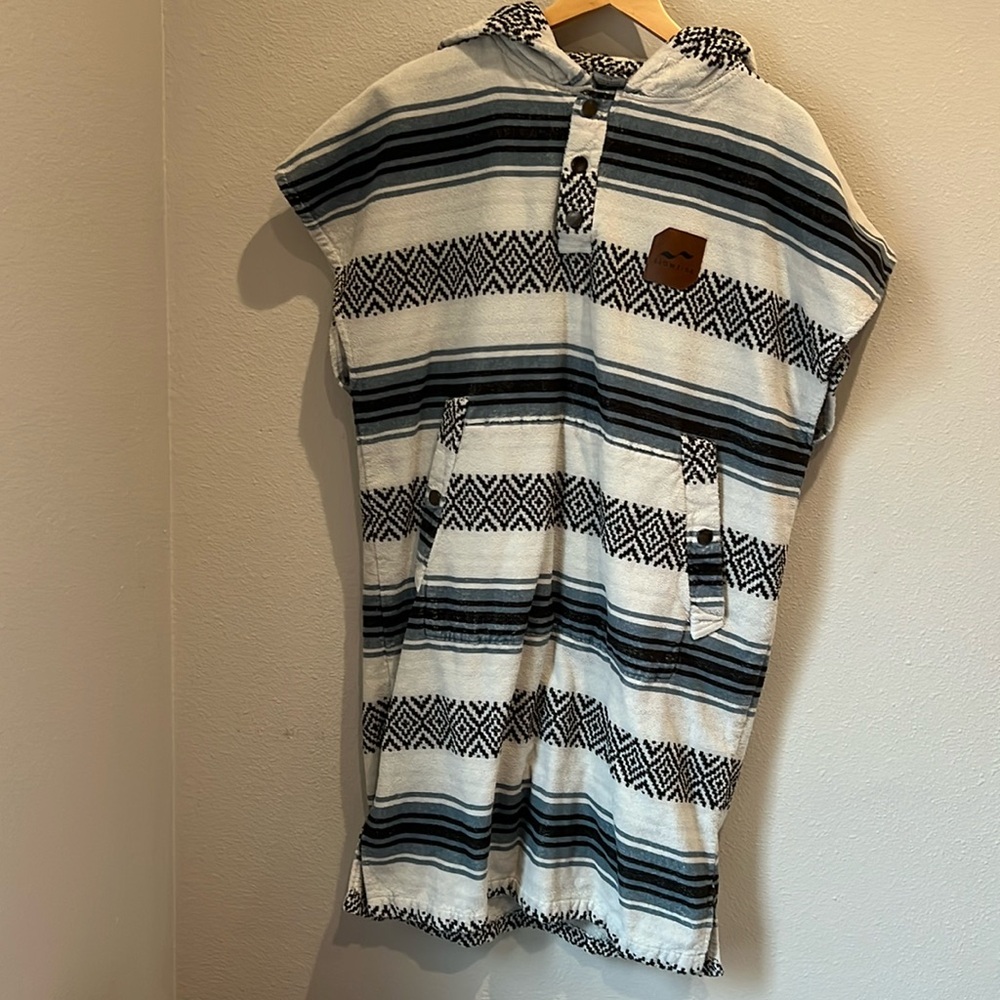 Slowtide terry cloth drying off poncho - size S-M